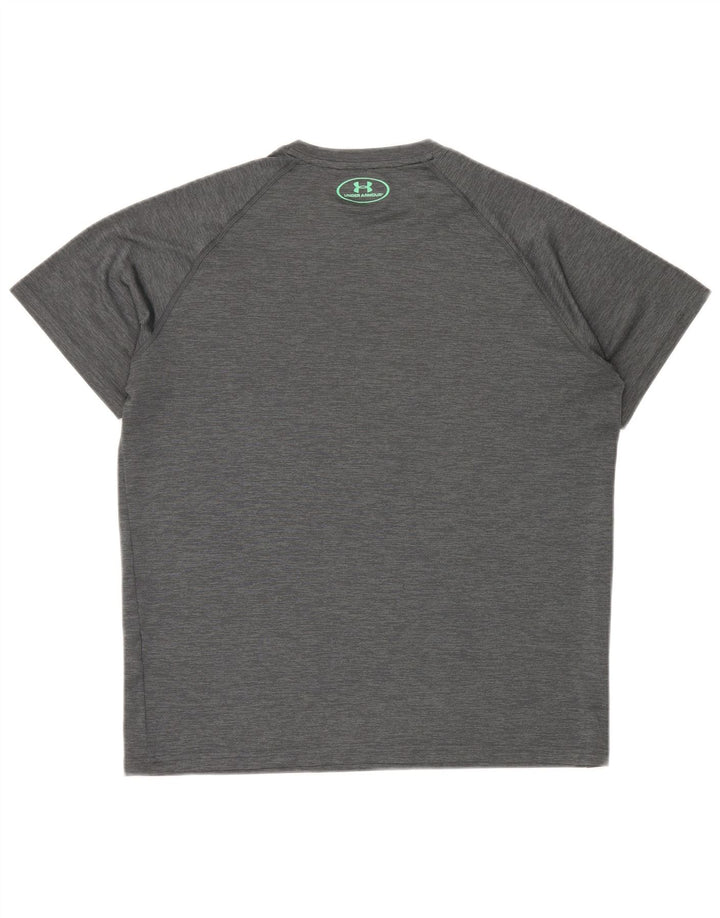 Męski T-shirt UNDER ARMOUR, duży, szary, nakrapiany