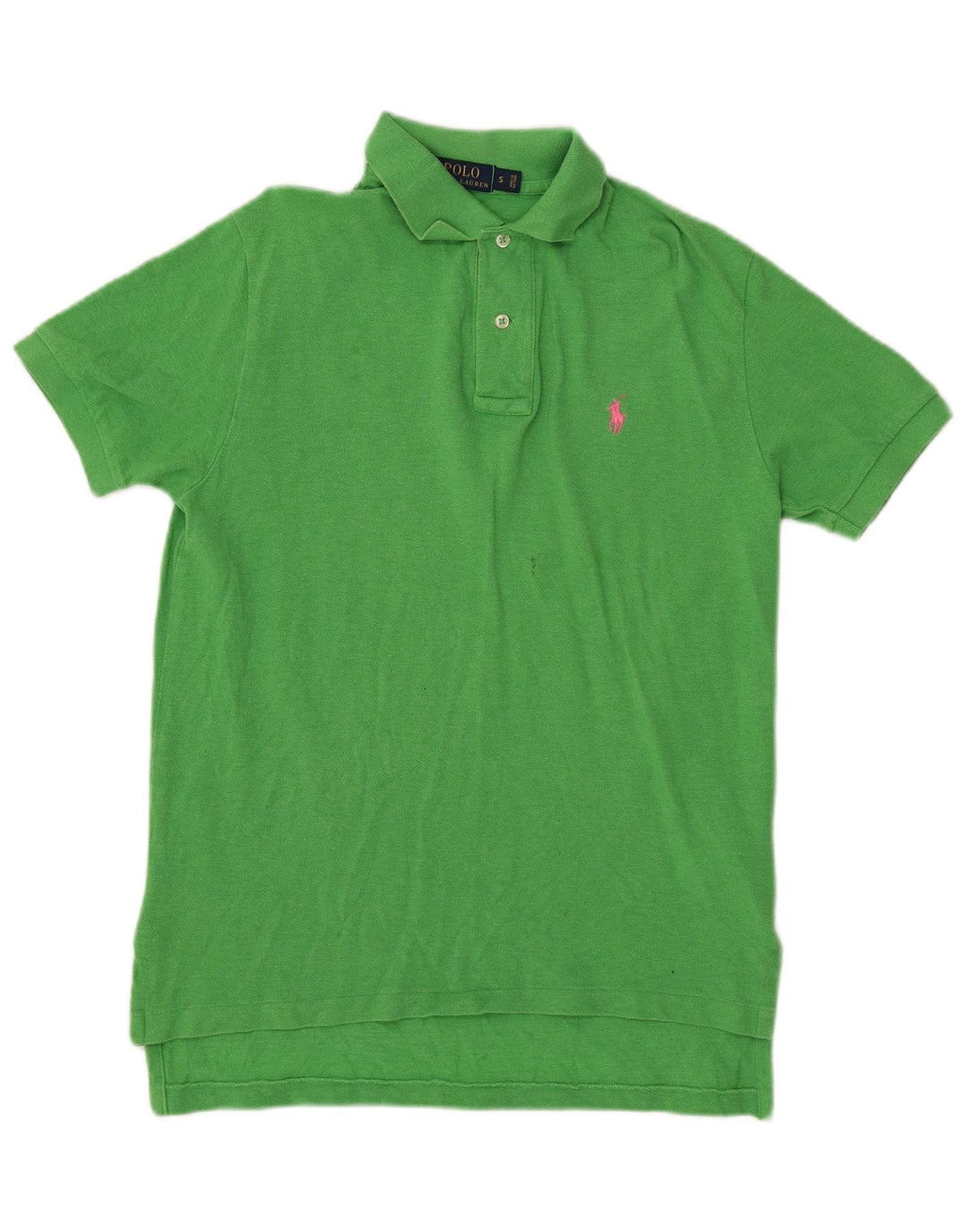POLO RALPH LAUREN Męska koszulka polo, mała, zielona, bawełniana