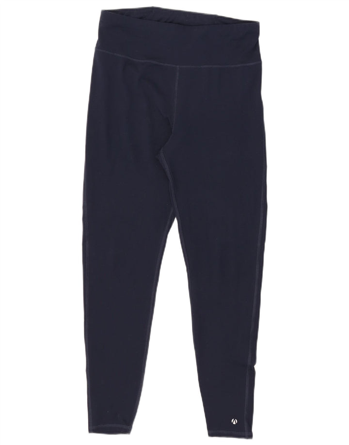 Legginsy damskie MARKS & SPENCER UK 12 Średni granatowy poliester