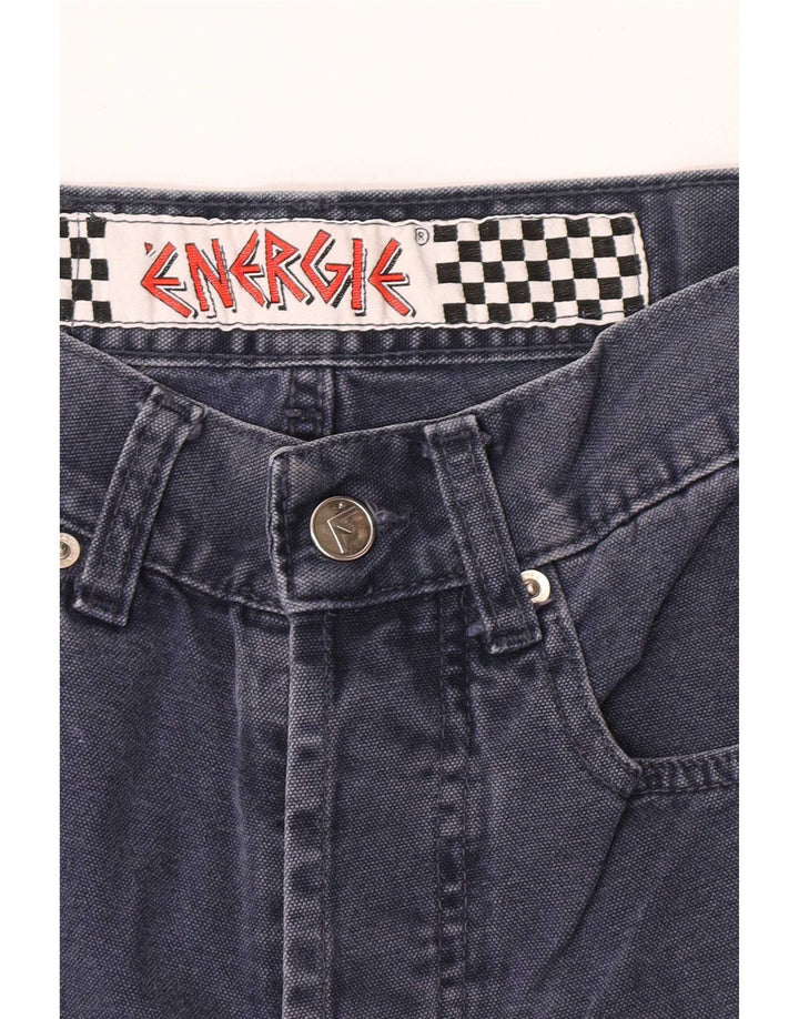 Damskie jeansy z wysokim stanem Energie W26 L29 Niebieskie