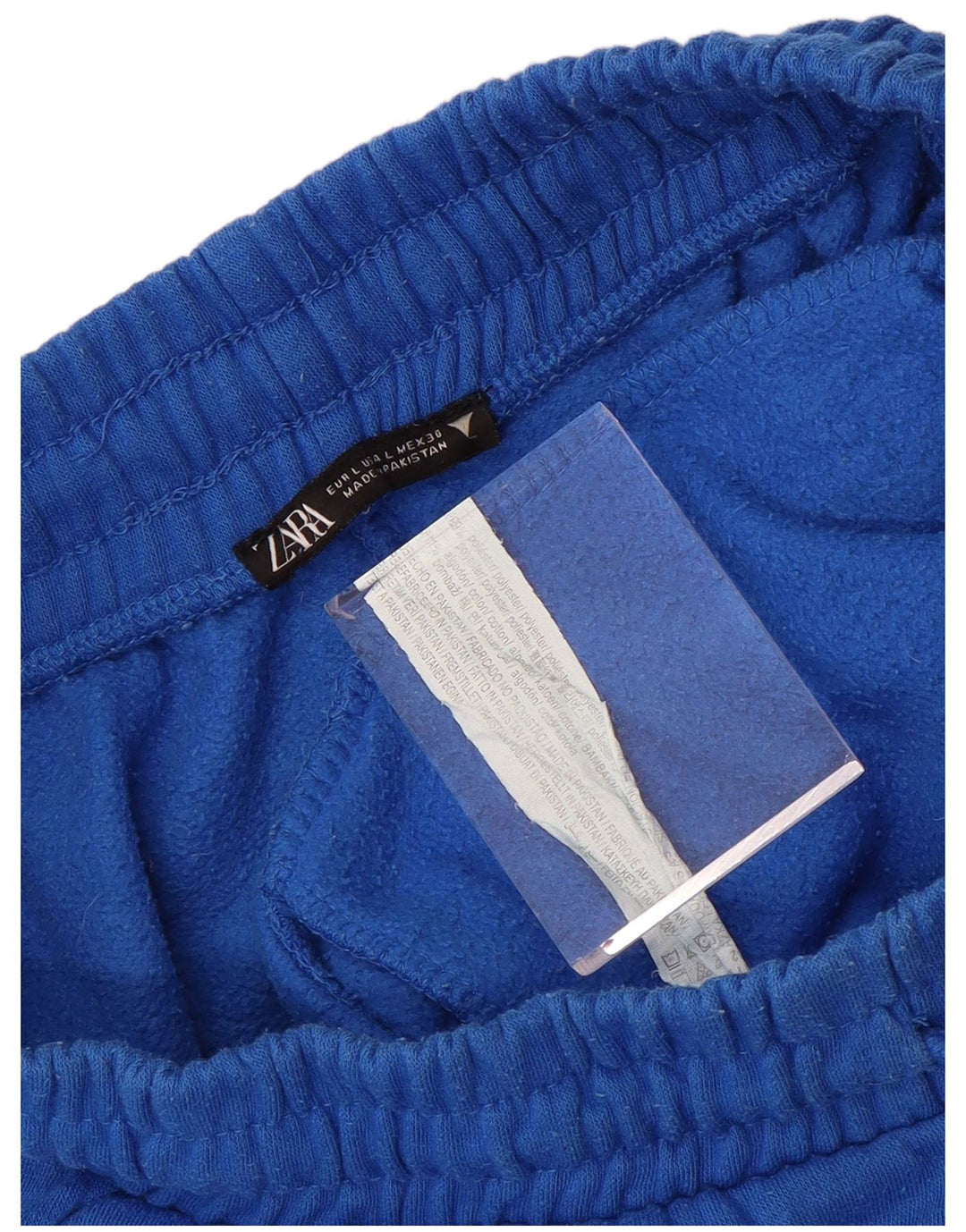 Damskie spodnie dresowe Zara Joggers UK 14, duże, niebieskie, poliestrowe