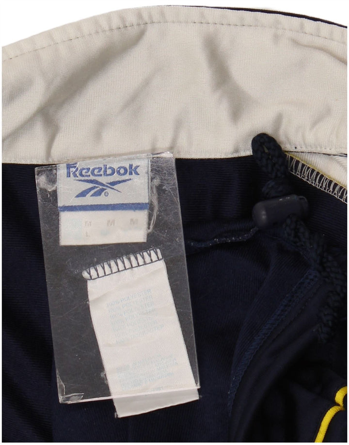 Męska kurtka dresowa Reebok Graphic, średnia granatowa, blok kolorów