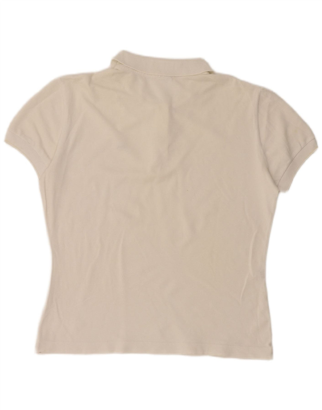 Damska koszulka polo Lacoste, rozmiar 46 XL, biała, bawełniana
