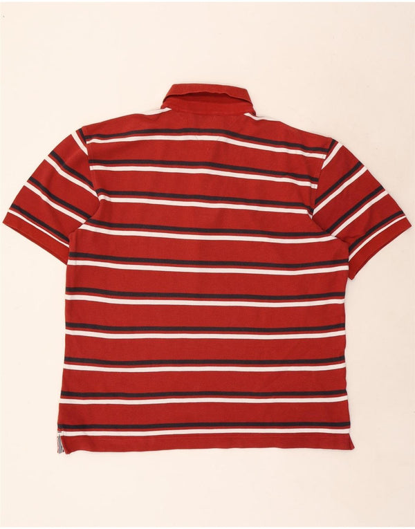 Męska koszulka polo Tommy Hilfiger XL, bawełniana w czerwone paski