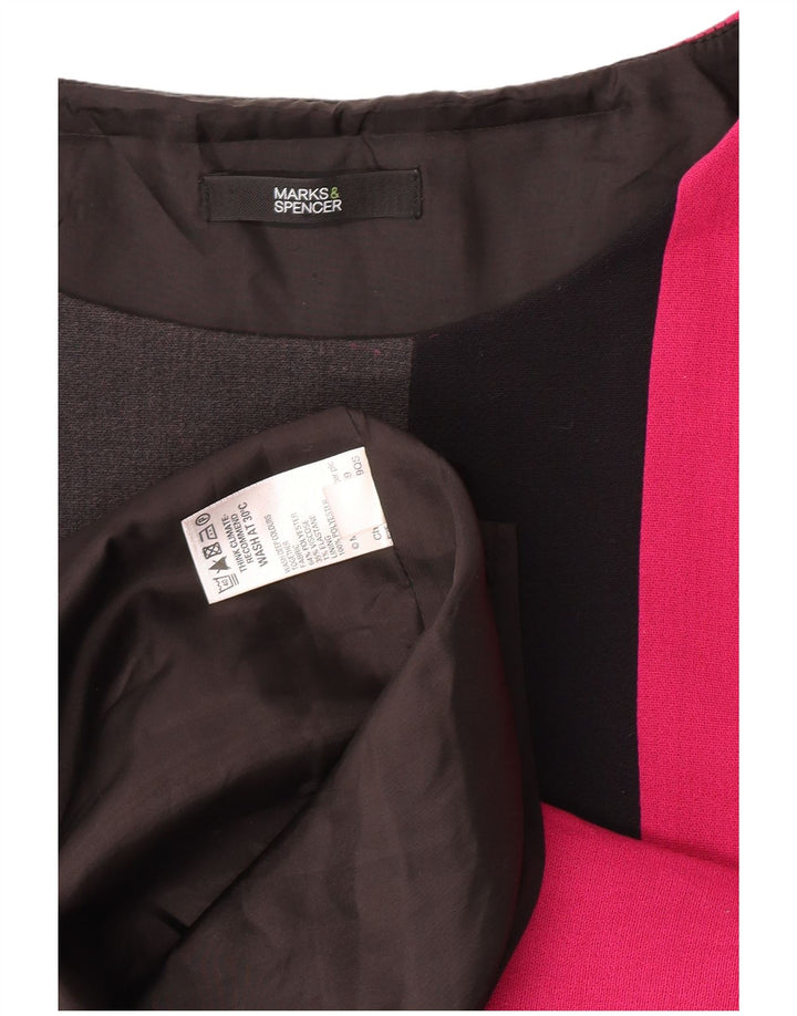 Marks & Spencer Damska sukienka płaszczowa UK 10, mała, wielobarwna, z blokami kolorów