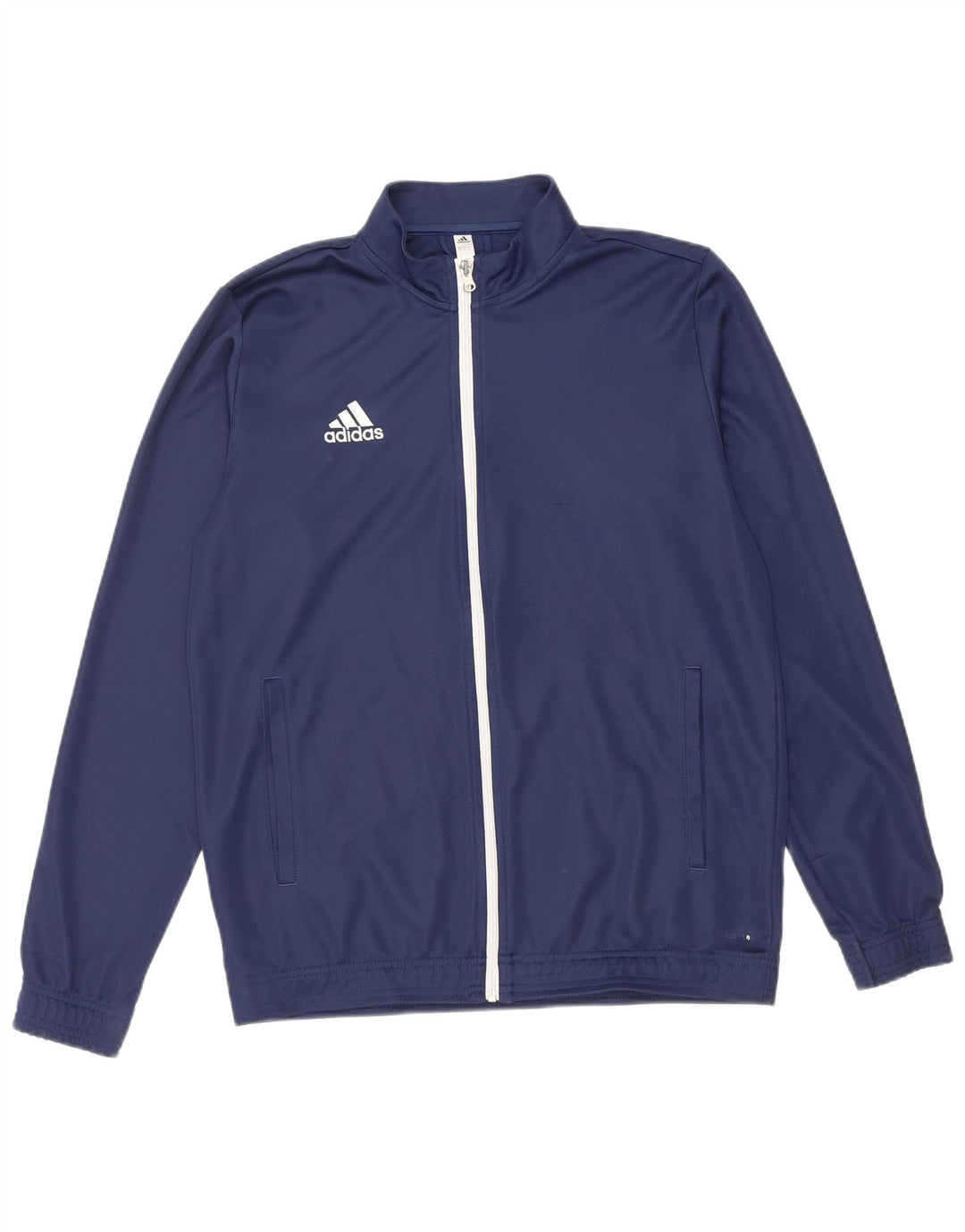 Adidas Męska bluza dresowa, duża granatowa, poliestrowa