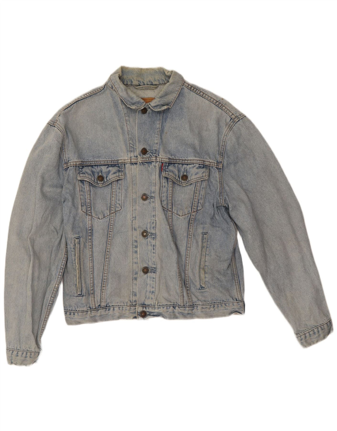 Męska kurtka dżinsowa Levi's UK 38, średnia niebieska, bawełniana