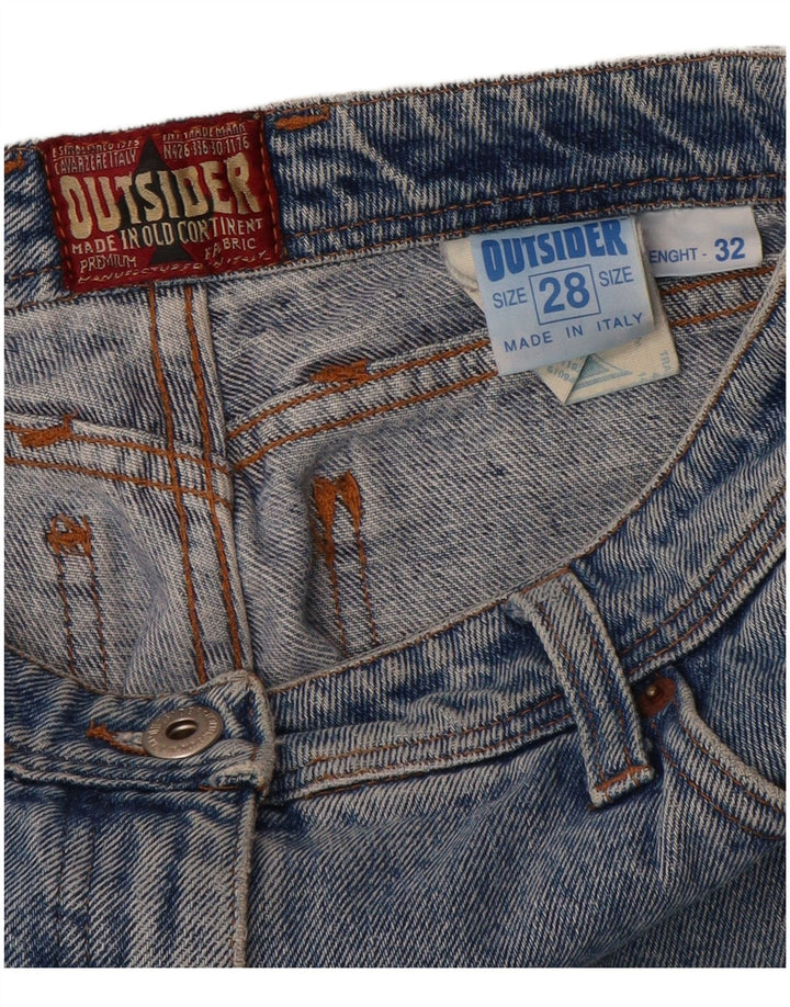 Damskie jeansy zwężane Outsider W28 L32 Niebieskie bawełniane