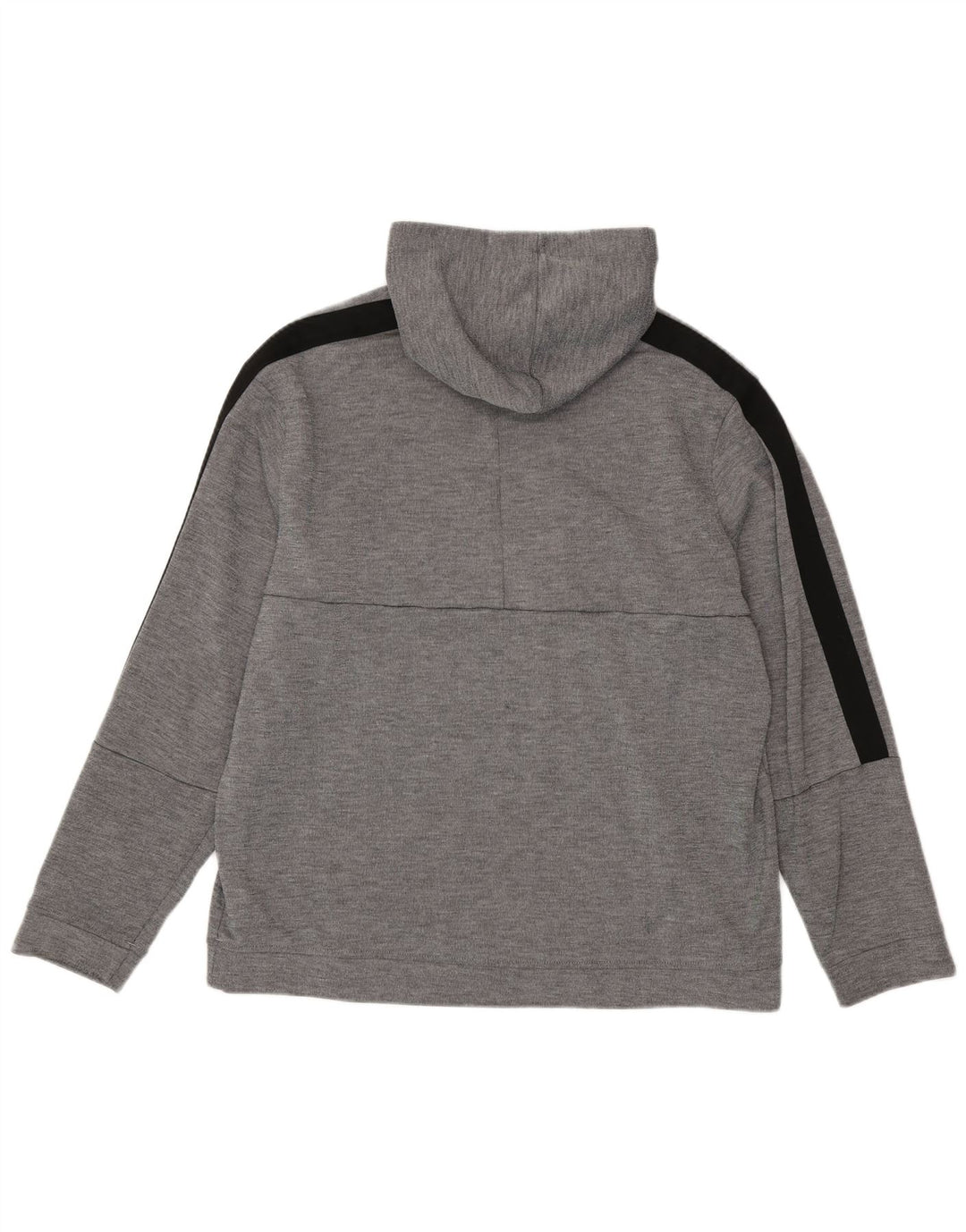 Męski sweter z kapturem Reebok XL, szary, z blokami kolorów, poliester