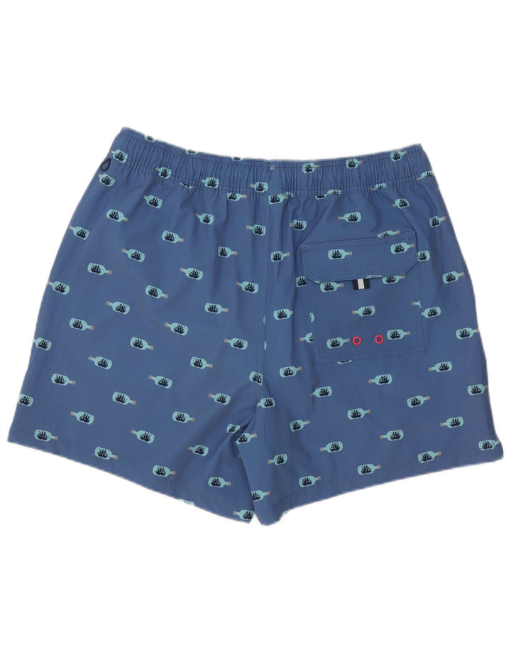 Crew Clothing Męskie graficzne spodenki kąpielowe XL Niebieski poliester