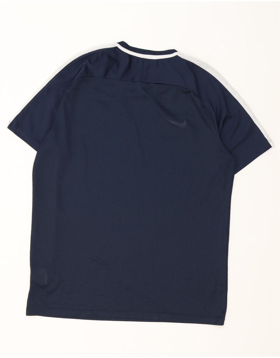 T-shirt męski Nike Dri Fit, duży, granatowy, poliestrowy blok kolorów