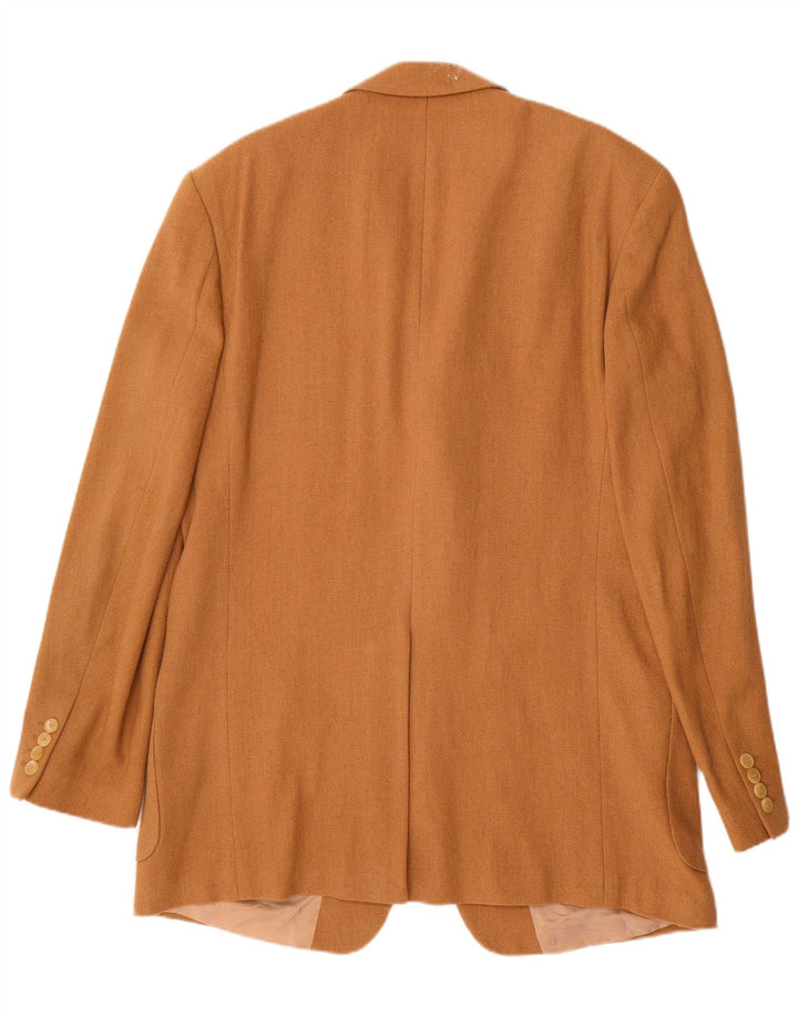 Męska marynarka zapinana na 3 guziki Hugo Boss UK 42 XL Beżowa wełna