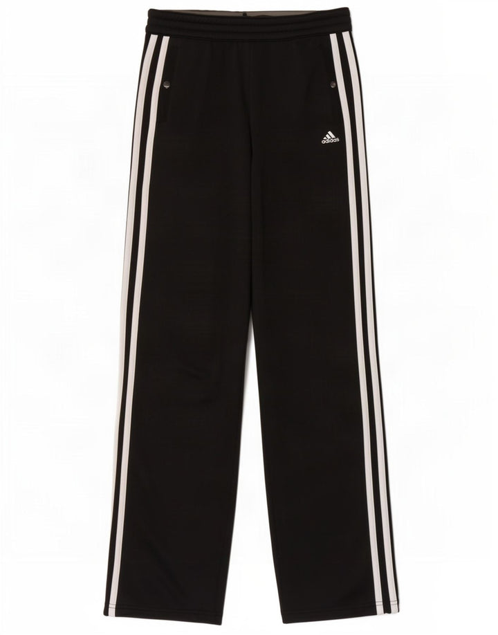 Damskie spodnie dresowe Adidas UK 8, małe, czarne, poliestrowe