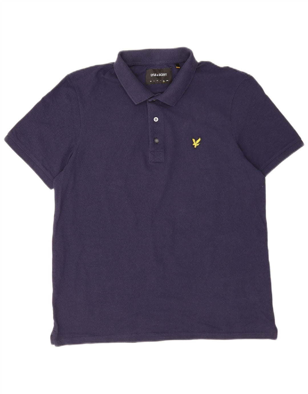 Męska koszulka polo Lyle & Scott XL, granatowa, bawełniana