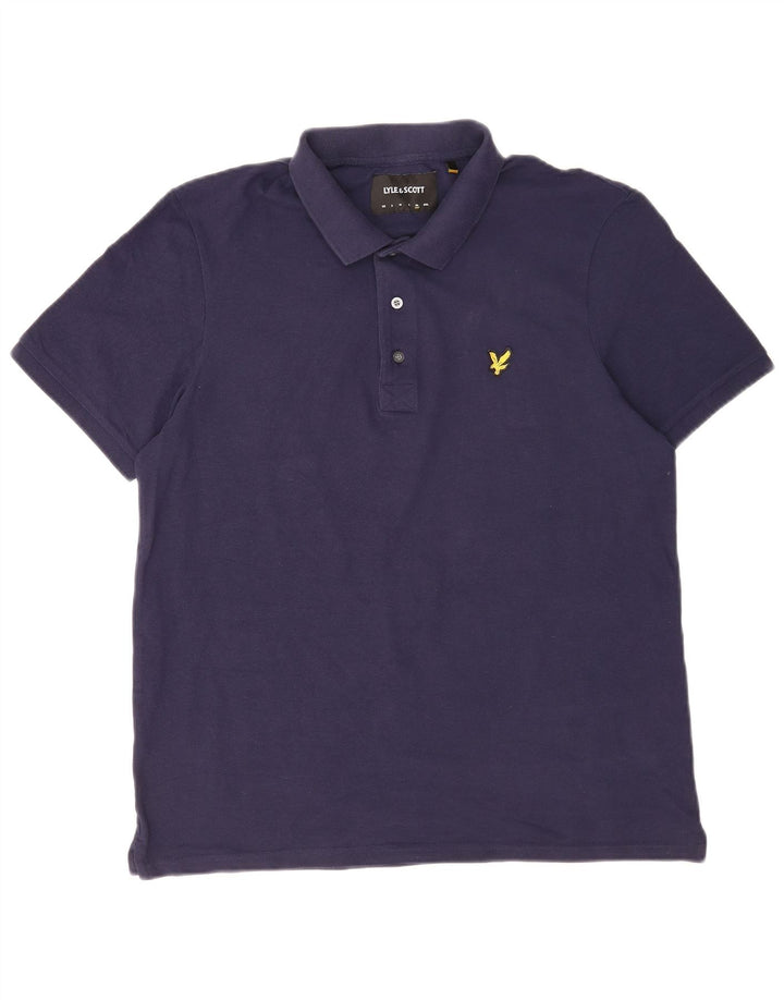 Męska koszulka polo Lyle & Scott XL, granatowa, bawełniana