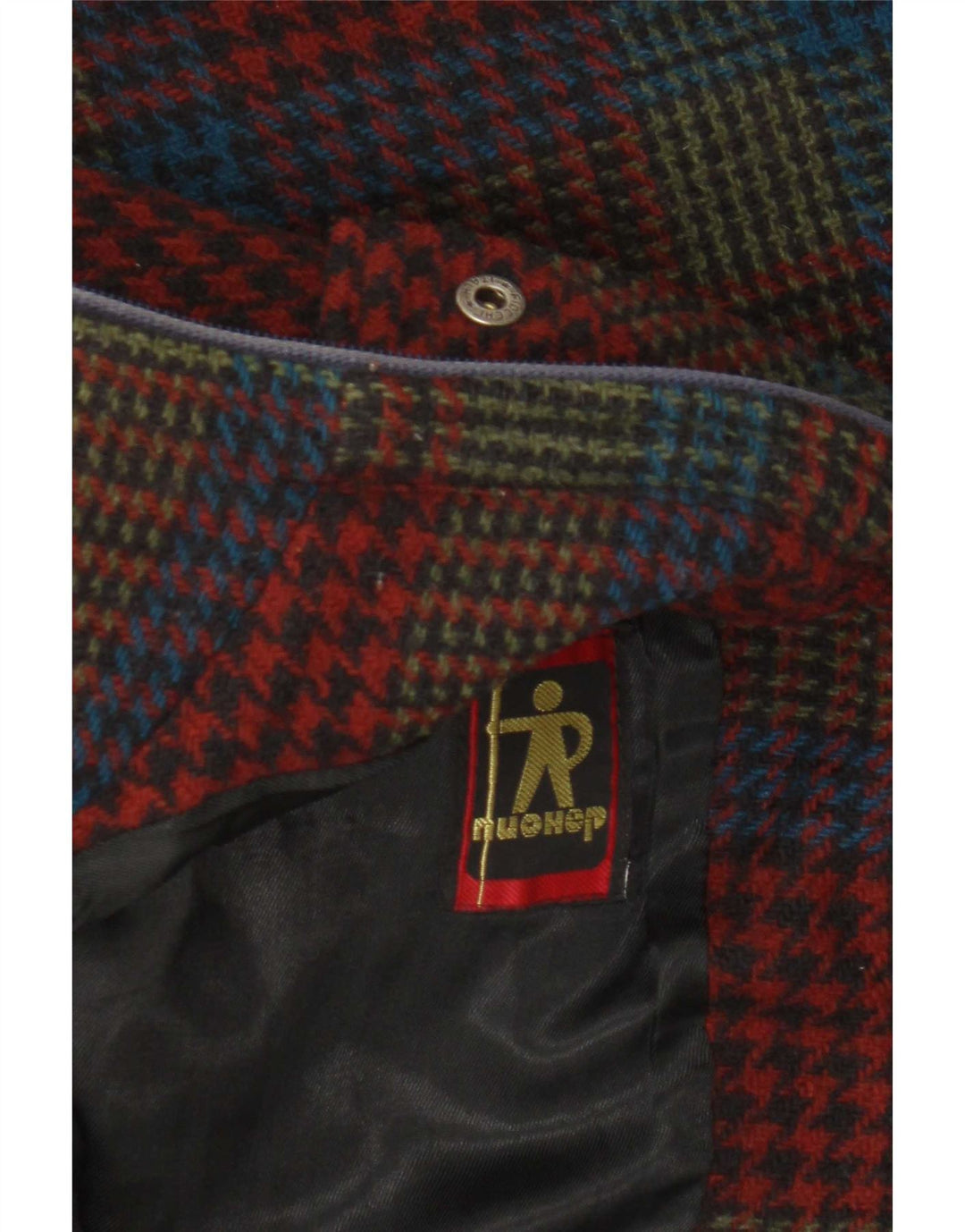 Męska kurtka bomberka Vintage UK 36 Small Red Houndstooth