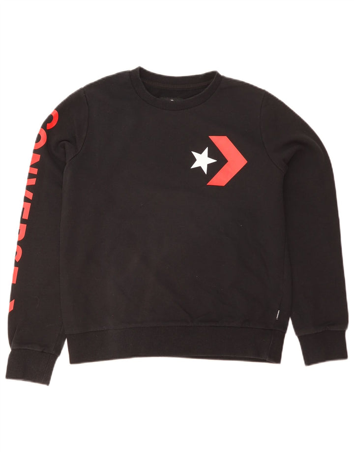 Damska bluza Converse Graphic Jumper UK 8 Small Black