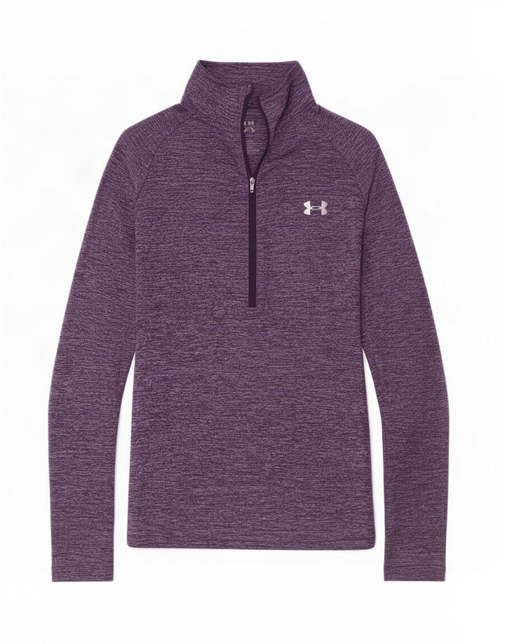 Damski dres Under Armour Heat Gear Pullover Top UK 14, średni fiolet