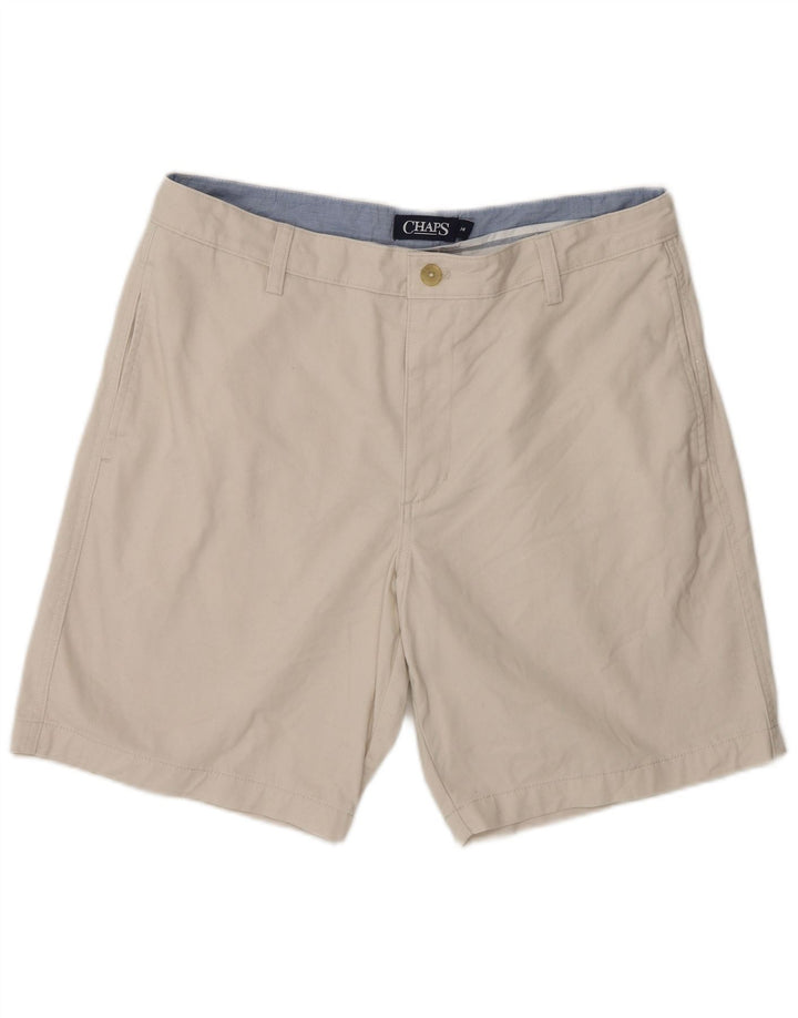Męskie spodenki Chino Chaps W34, duże, beżowe, bawełniane