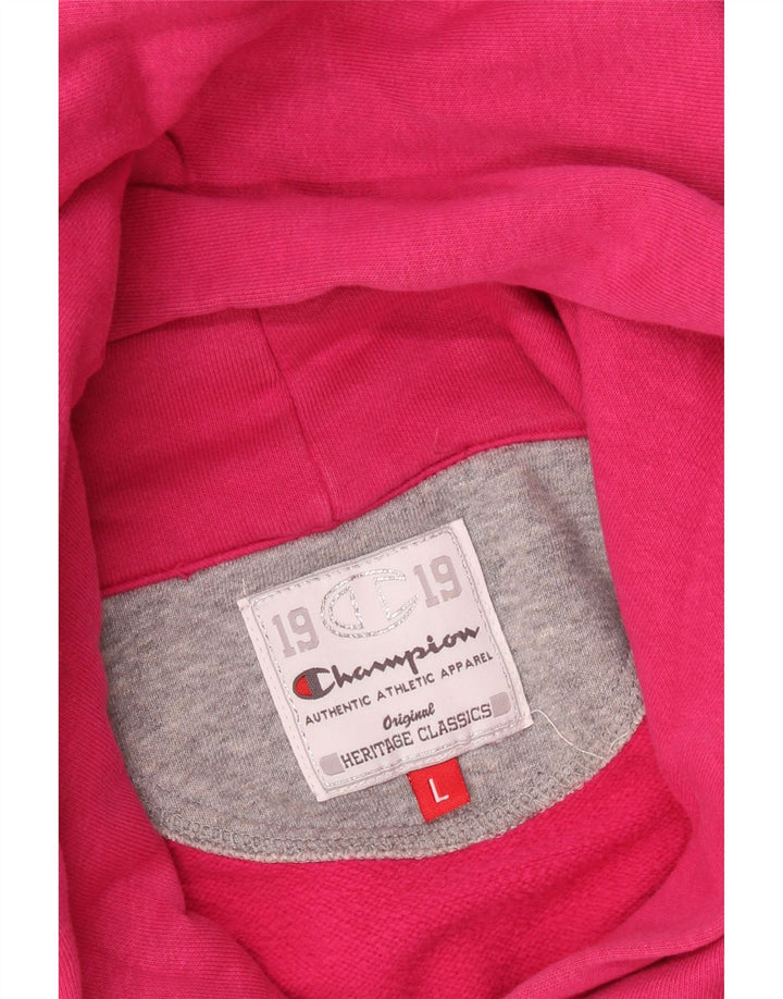 Damska bluza z kapturem CHAMPION Heritage Classics Graphic UK 16, duży róż