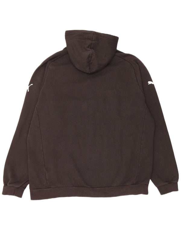 Męski sweter z kapturem Puma 2XL, czarny, bawełniany