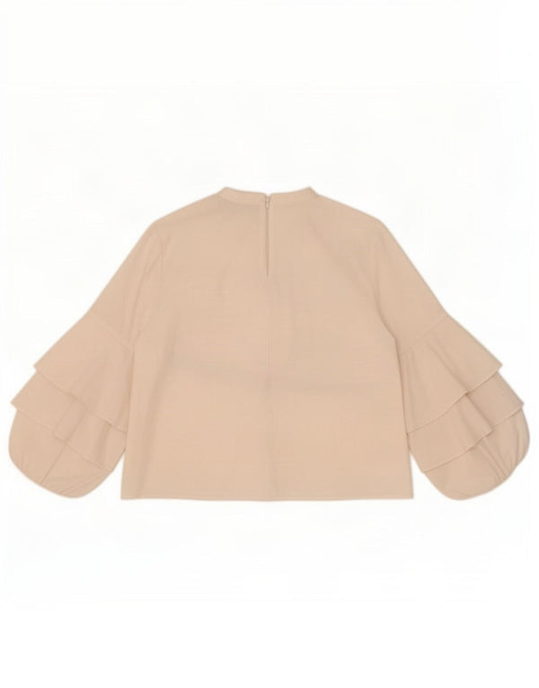 Bluzka damska Zara z rękawem 3/4, UK 4 XS, biała