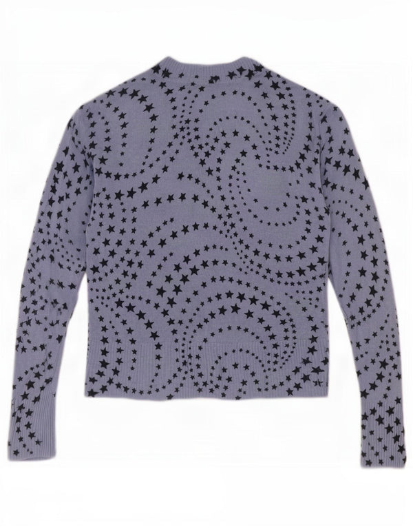 Marks & Spencer Damski sweter z dekoltem w kształcie litery V, UK 12, średni niebieski