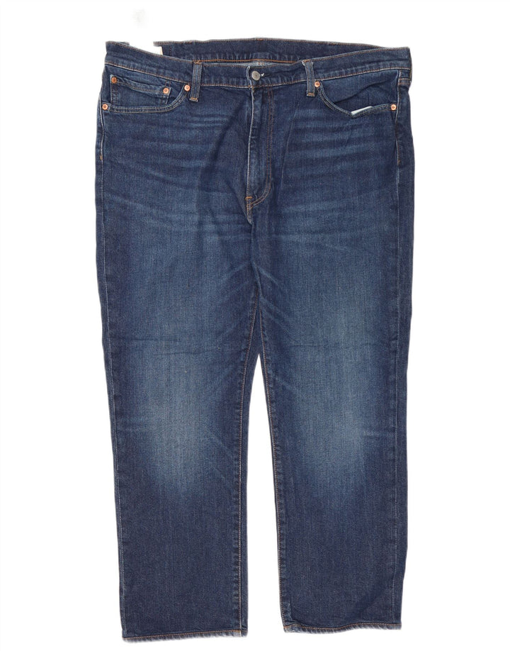 Męskie dżinsy Levi's 514 Straight W40 L30 Granatowa bawełna