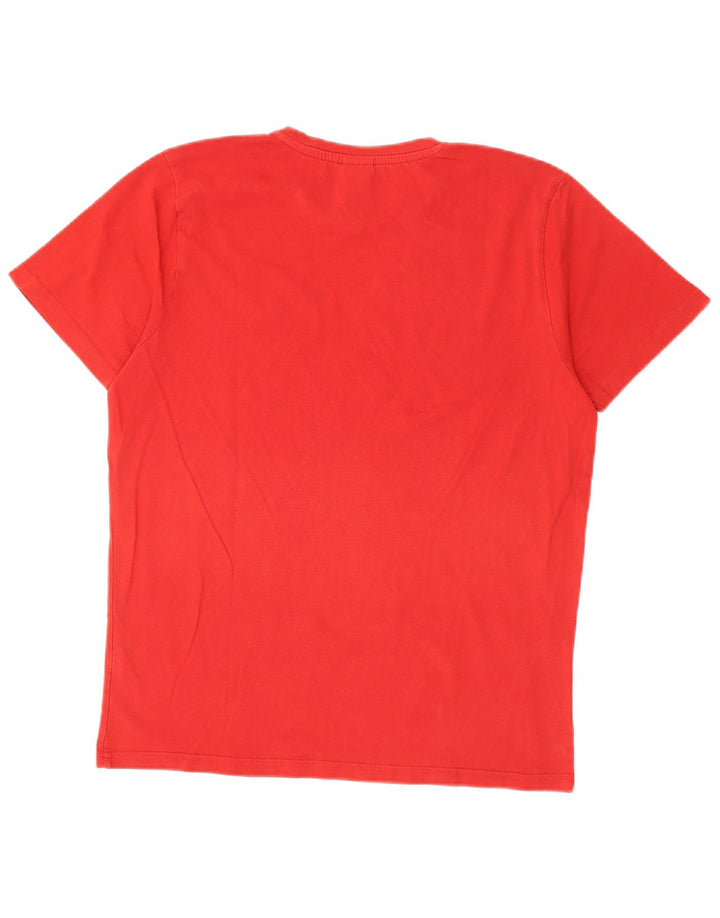 T-shirt męski North Sails, bawełniany, w kolorze średnio czerwonym