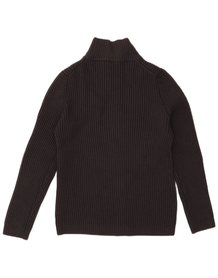 Męski sweter rozpinany Hugo Boss XL, czarna wełna