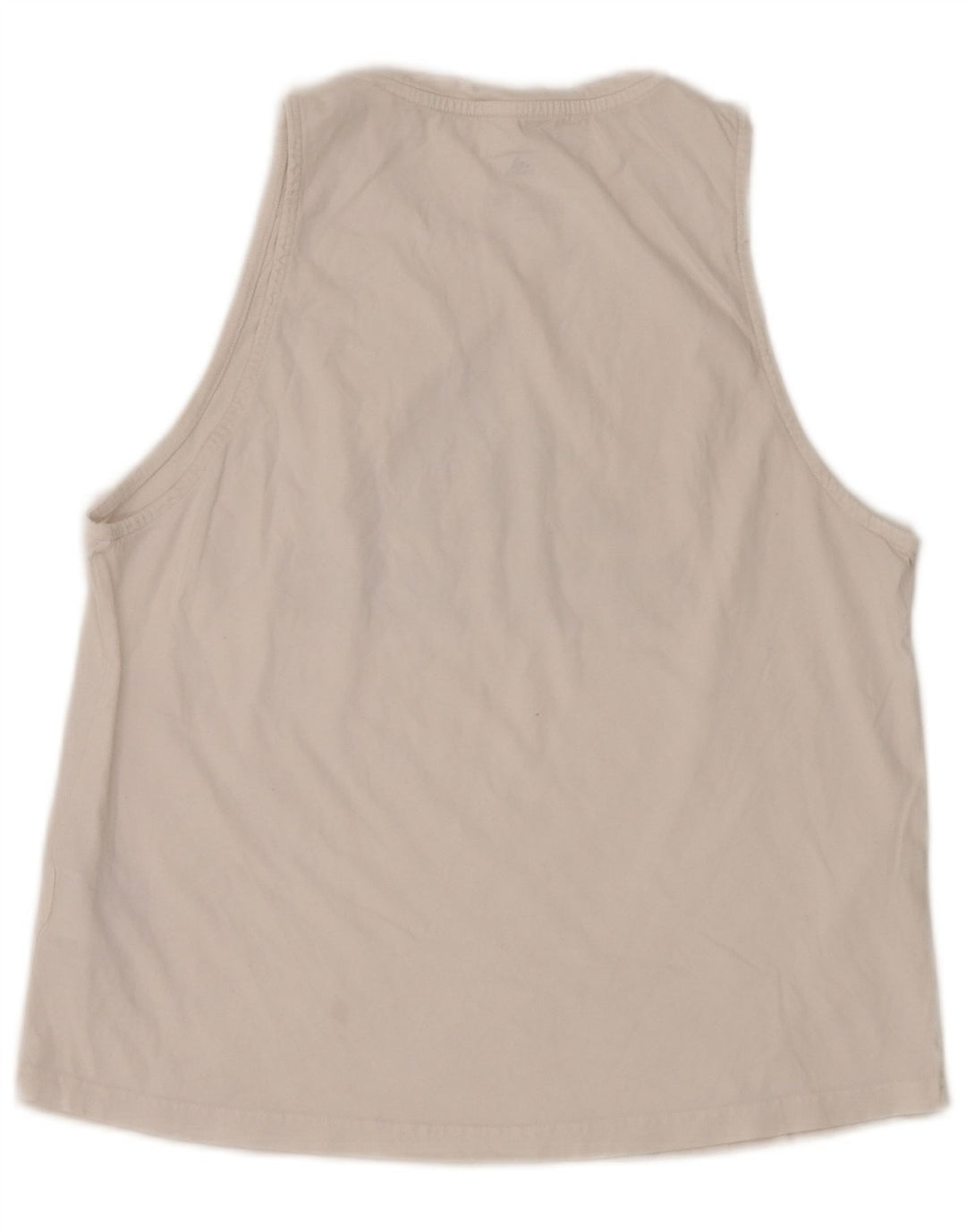 Damska kamizelka Adidas Graphic Top UK 12/14 Średnia biała bawełna