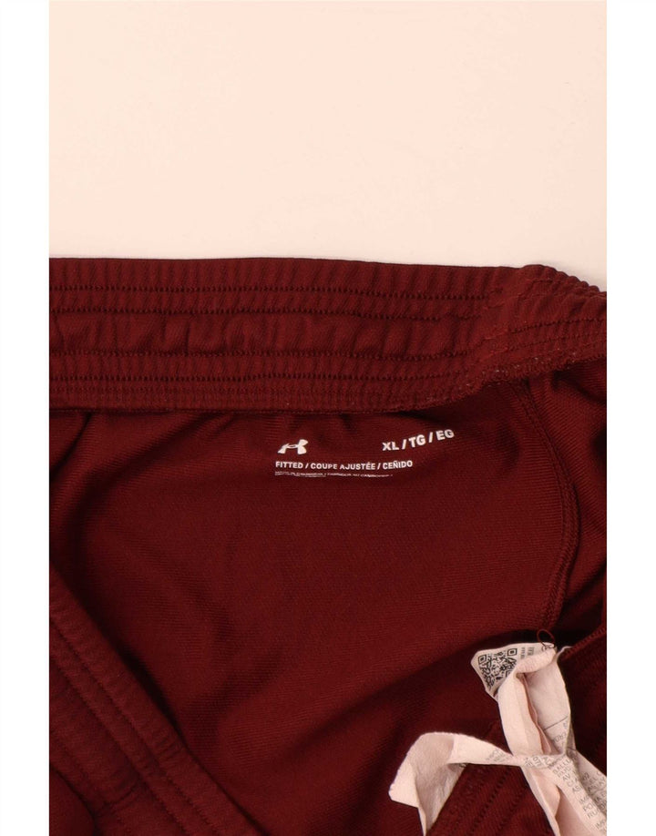 Męskie spodnie dresowe Under Armour XL, bordowy, poliestrowy