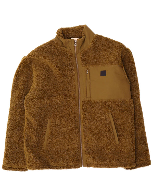 Męska kurtka polarowa Gant UK 46 3XL Khaki Poliester