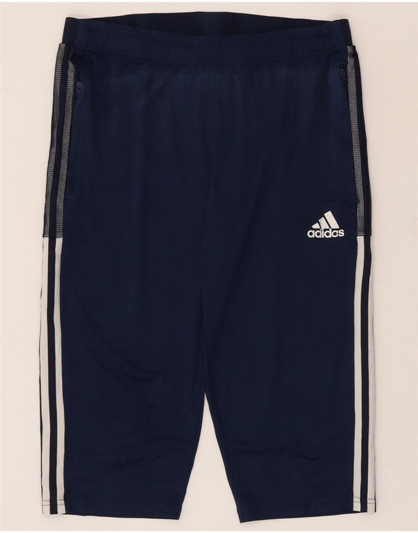 Spodenki sportowe Adidas Męskie Aeroready Bermudy, duże, granatowe, z poliestru