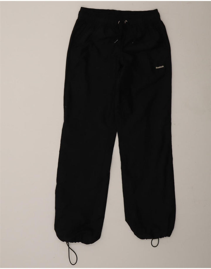 REEBOK Mens Tracksuit Trousers Small  Black Polyester Vintage Reebok and Second-Hand Reebok from Messina Hembry 