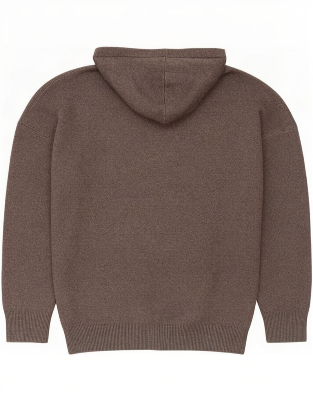 Męski sweter z kapturem Zara, średnioszary, wiskozowy