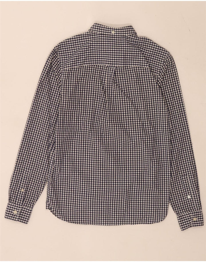 Koszula męska Lyle & Scott XS, niebieska bawełniana kratka