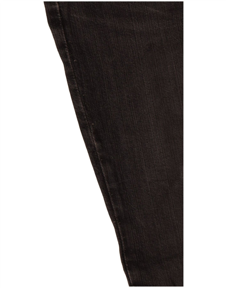 Damskie proste dżinsy Levi's W28 L28 Czarna bawełna