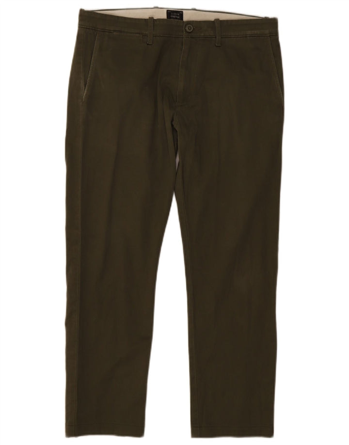 Męskie proste spodnie chino J. Crew W32 L25 Khaki