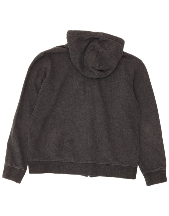 Męski sweter z kapturem i zamkiem błyskawicznym K-Way XL, szara bawełna