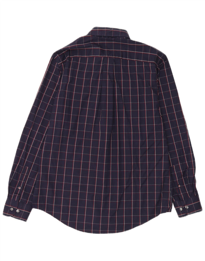 Koszula męska Tommy Hilfiger, duża, bawełniana w granatową kratę