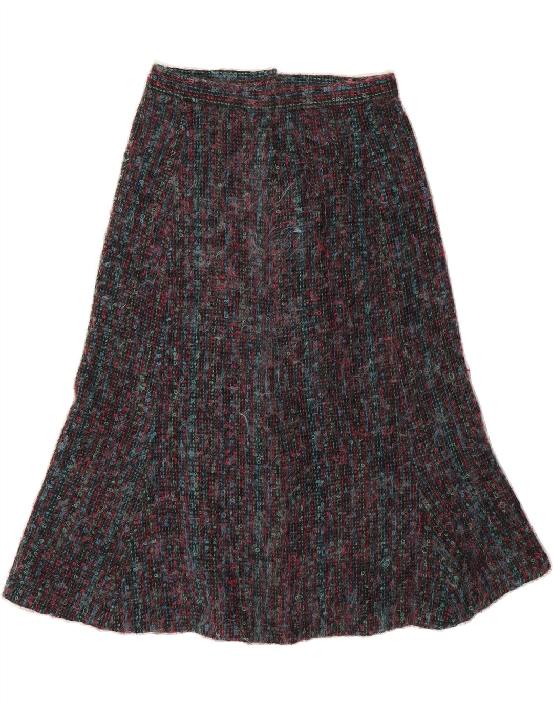 VINTAGE Womens A-Line Skirt W28 Medium  Multicoloured Flecked Vintage Vintage and Second-Hand Vintage from Messina Hembry 