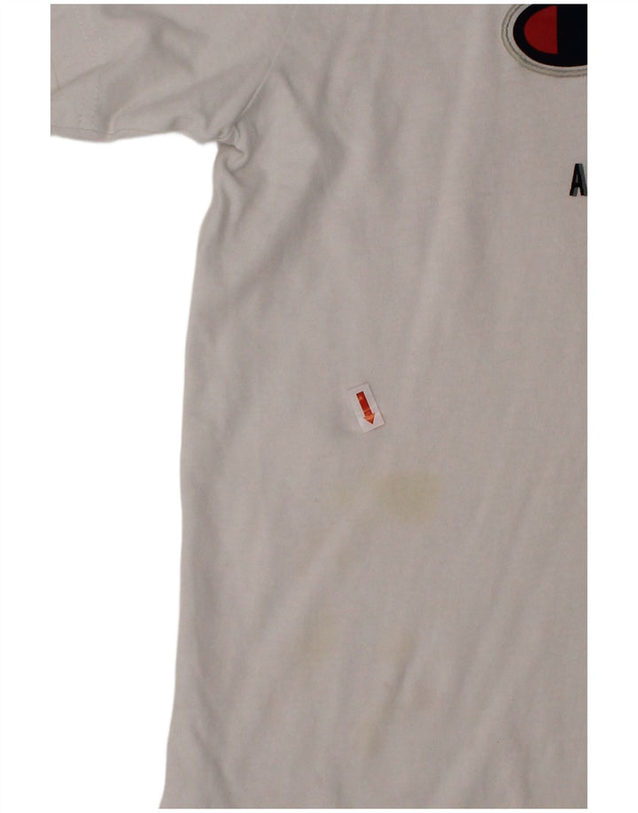 CHAMPION Boys Graphic T-Shirt Top 11-12 Years Large  White