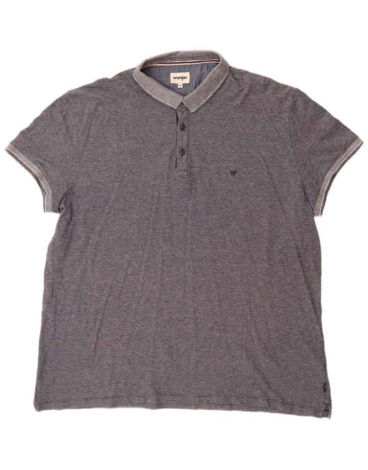 Męska koszulka polo Wrangler 3XL, granatowa, bawełniana