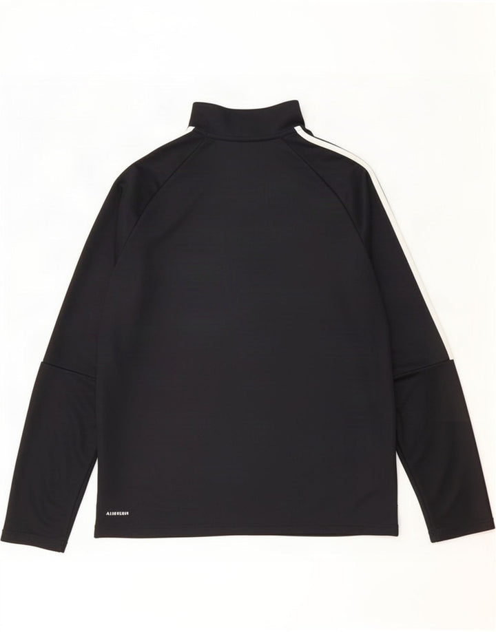 Dres męski Adidas Aeroready z zamkiem błyskawicznym na szyi, top XL, czarny poliester