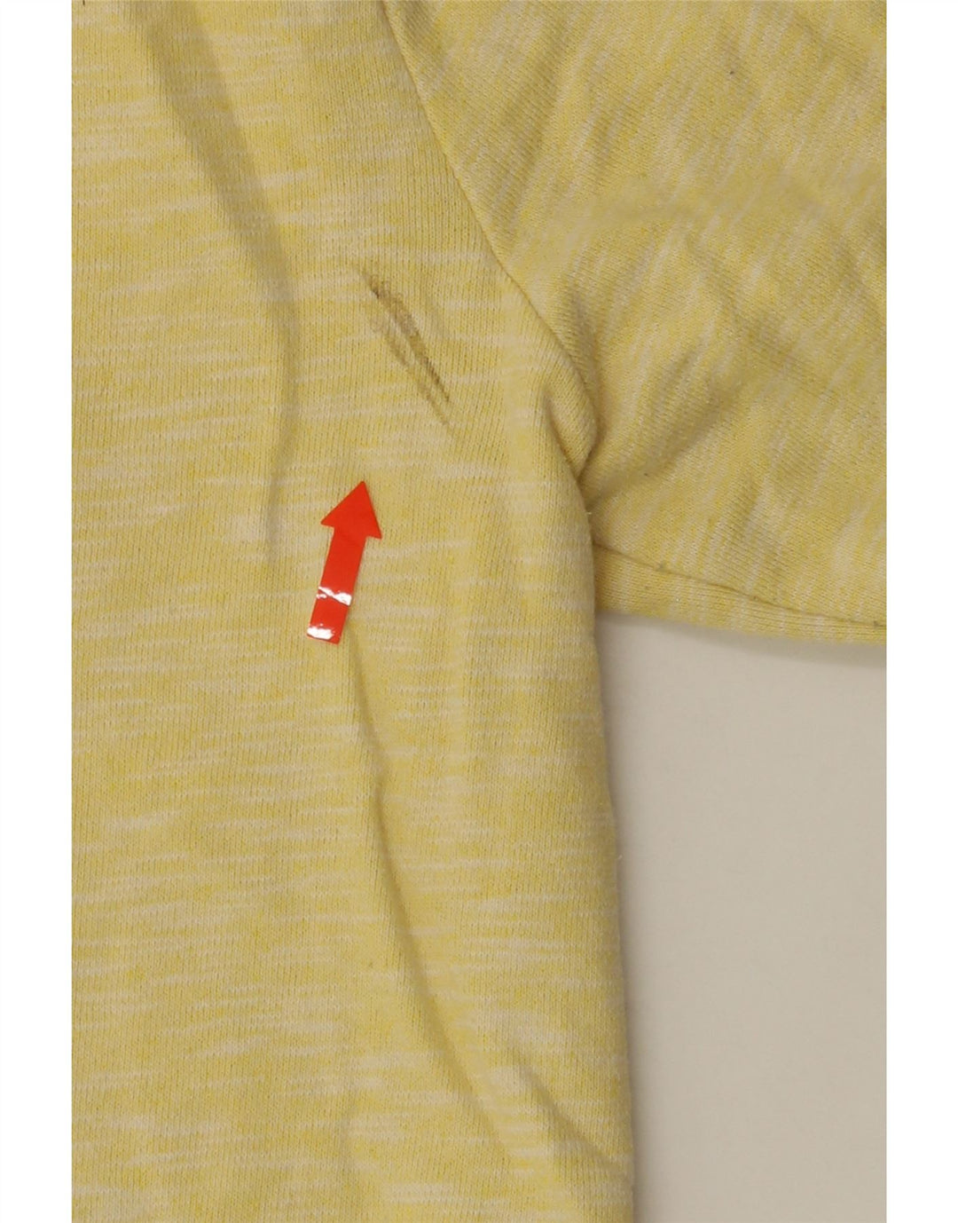 GAP Womens Zip Hoodie Sweater UK 14 Medium Yellow Cotton Vintage Gap and Second-Hand Gap from Messina Hembry 