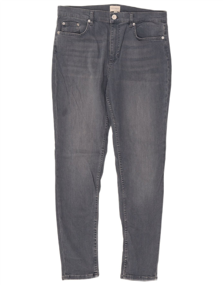 Dżinsy damskie FRENCH CONNECTION UK 16 duże W32 L29 Niebieska bawełna