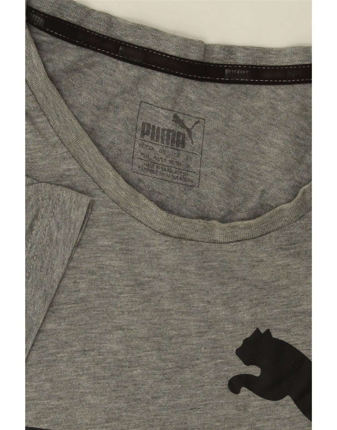 Męski T-shirt z grafiką PUMA, średni szary