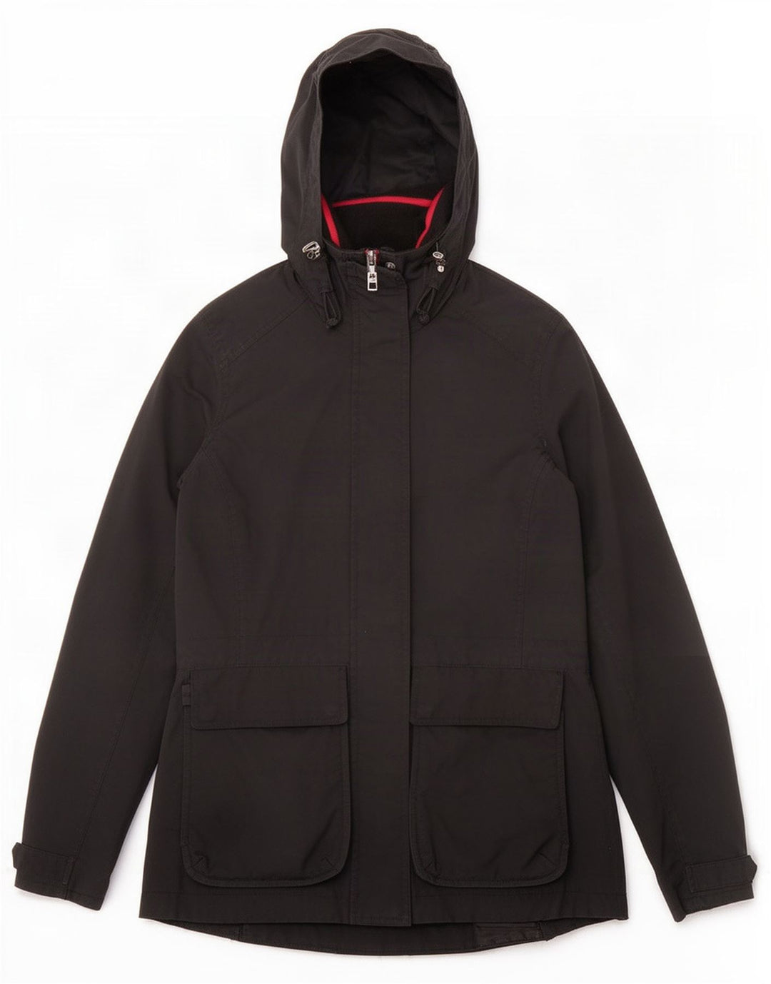Damska kurtka przeciwdeszczowa z kapturem Musto UK 8 Small Black Poliamid