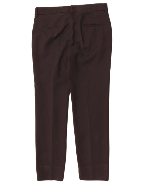 Zara Womens Slim Chino Trousers Small W26 L27 Black